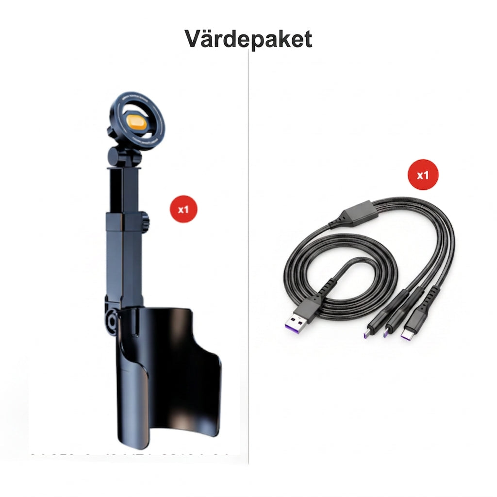 DriveSnap™ | Din mobil sitter stadigt i mugghållaren