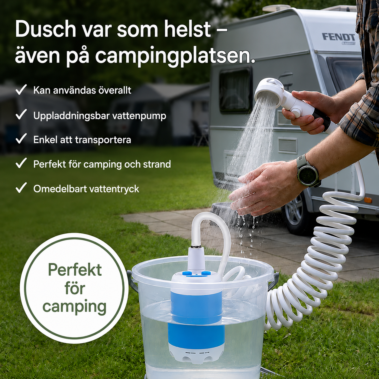 FlowJet™ Mobil Dusch