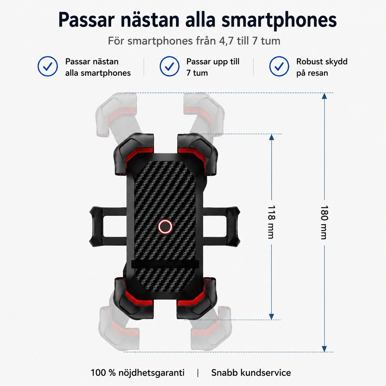 GripLock™ Mobilhållare