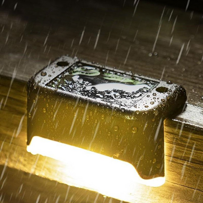 LumiStep™ – Solcellsljus för trappa och uteplats