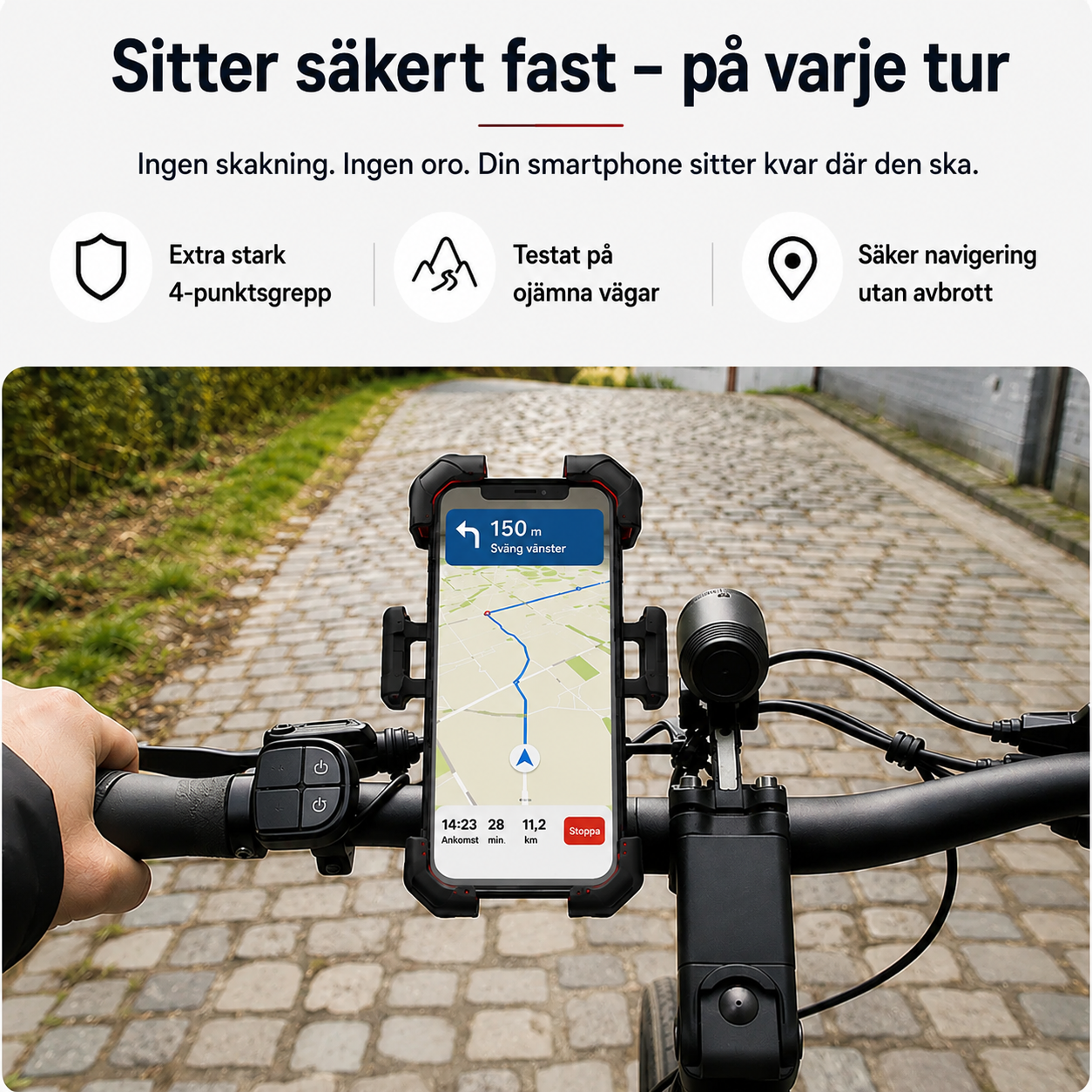 GripLock™ Mobilhållare