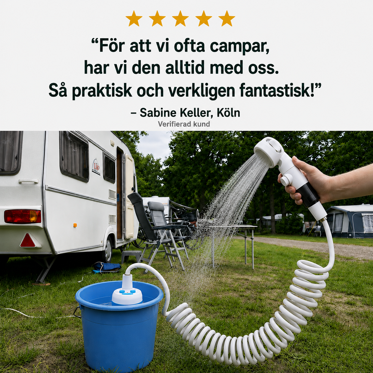 FlowJet™ Mobil Dusch