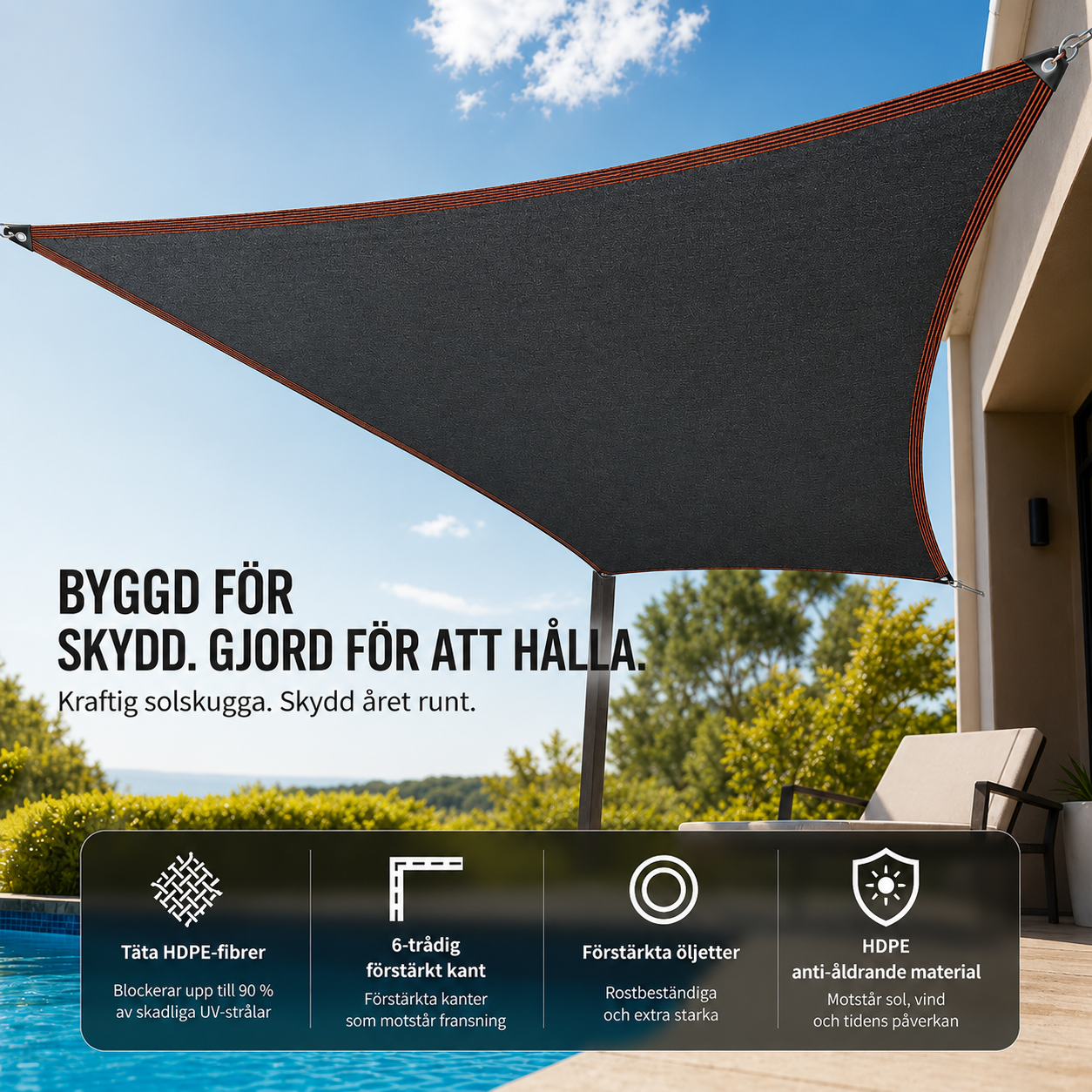 ShadeHaven™ | Gör Din Heta Uteplats Till En Plats Att Vara På Igen