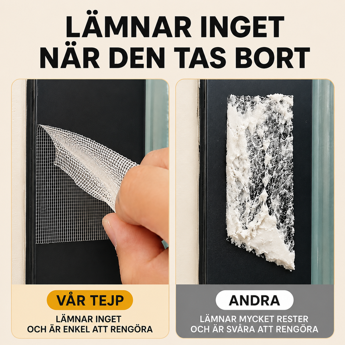 GripFix™ – Fäst smart utan borr och skruv