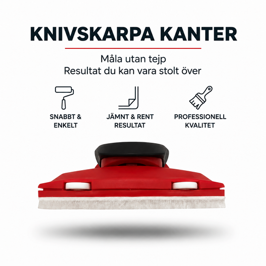 EdgeFlow™ Färgkant – raka linjer utan tejp