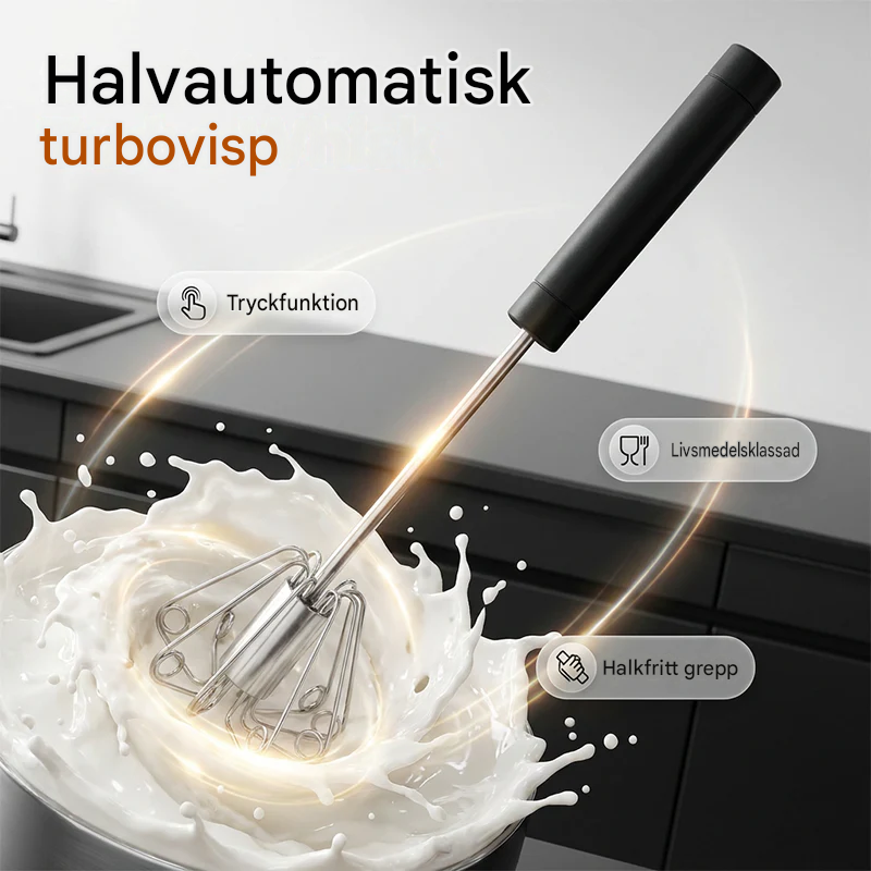 WhipPro™ | Tryck Ner Och Den Vispar Av Sig Själv