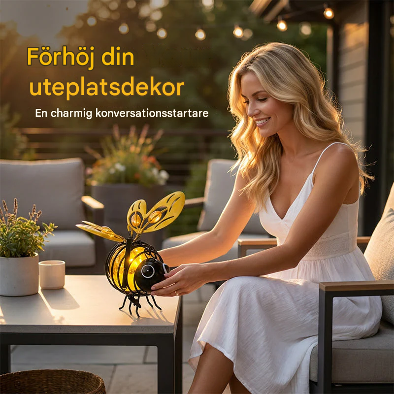 BeeGlow™ – Magiskt solcellsljus för trädgård och balkong