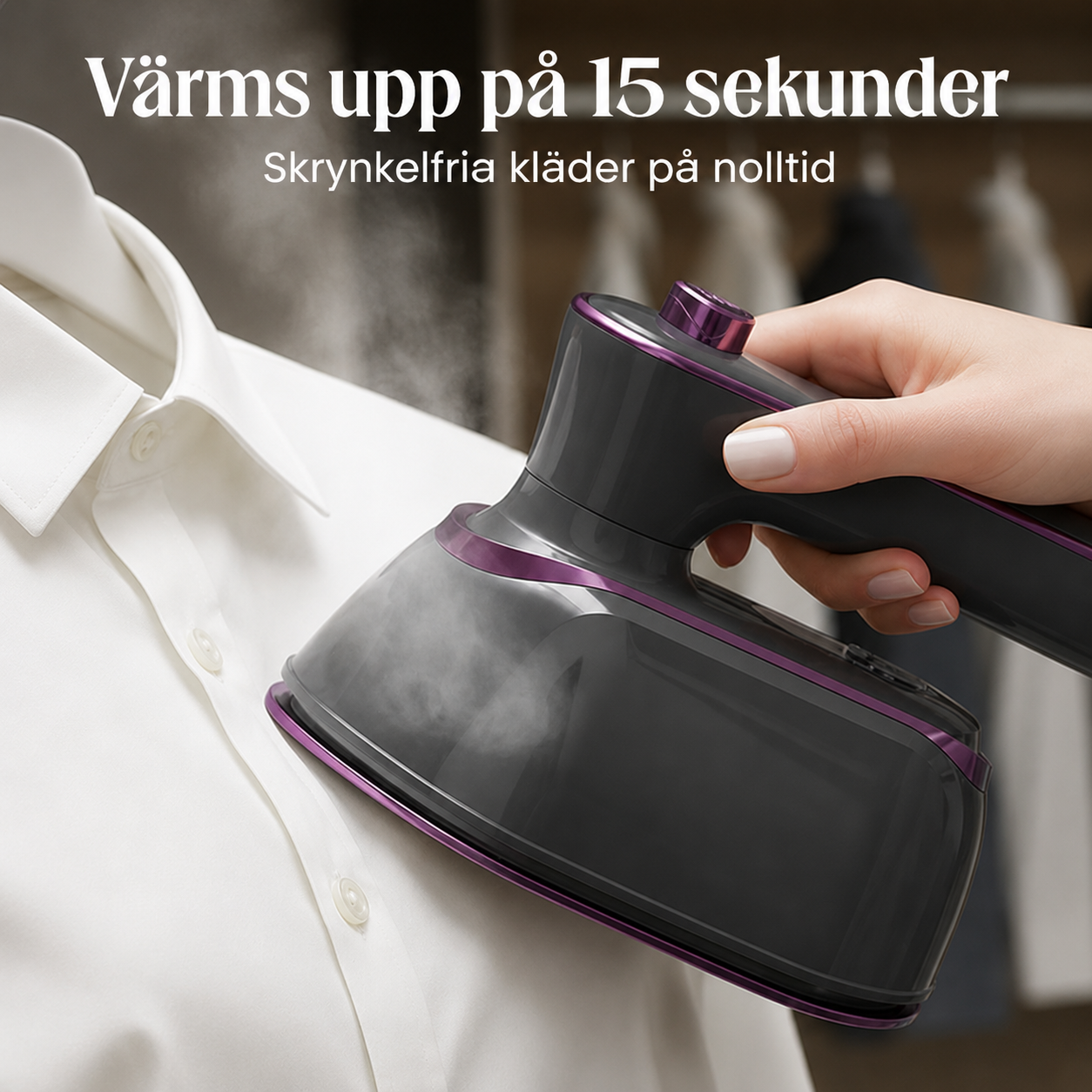 CreaseGo™ | Skrynkelfritt På Minuter, Utan Strykbräda