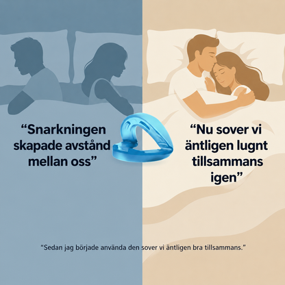 QuietRest™ Antisnarkskydd – lugnare nätter utan snarkningar