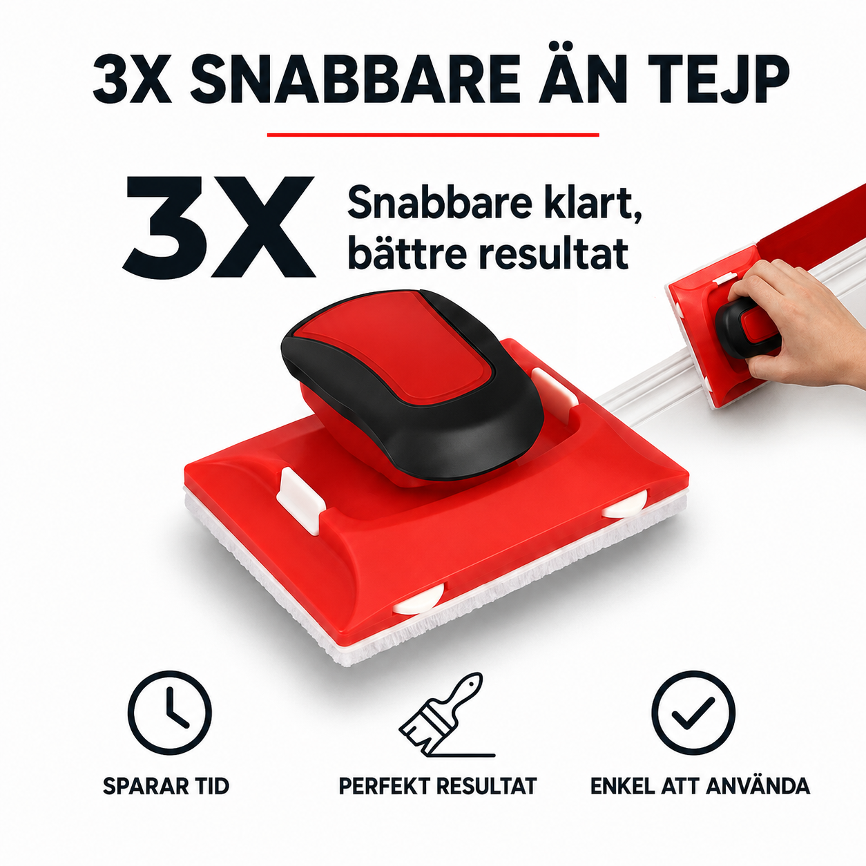 EdgeFlow™ Färgkant – raka linjer utan tejp