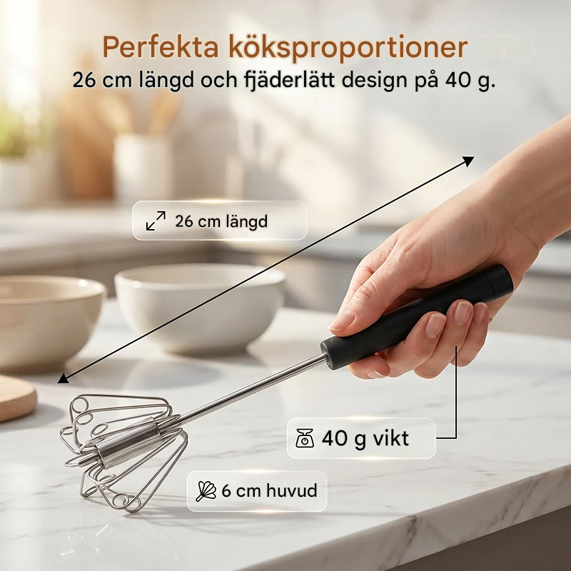 WhipPro™ | Tryck Ner Och Den Vispar Av Sig Själv