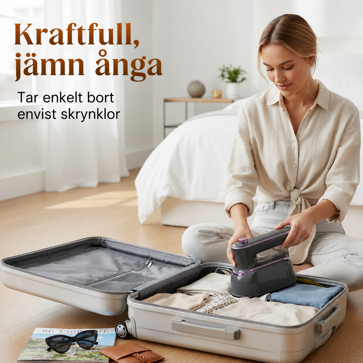 CreaseGo™ | Skrynkelfritt På Minuter, Utan Strykbräda