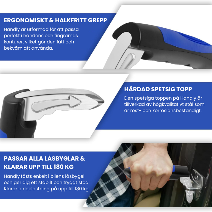 RiseGrip™ | Smidigare in- och urstigning