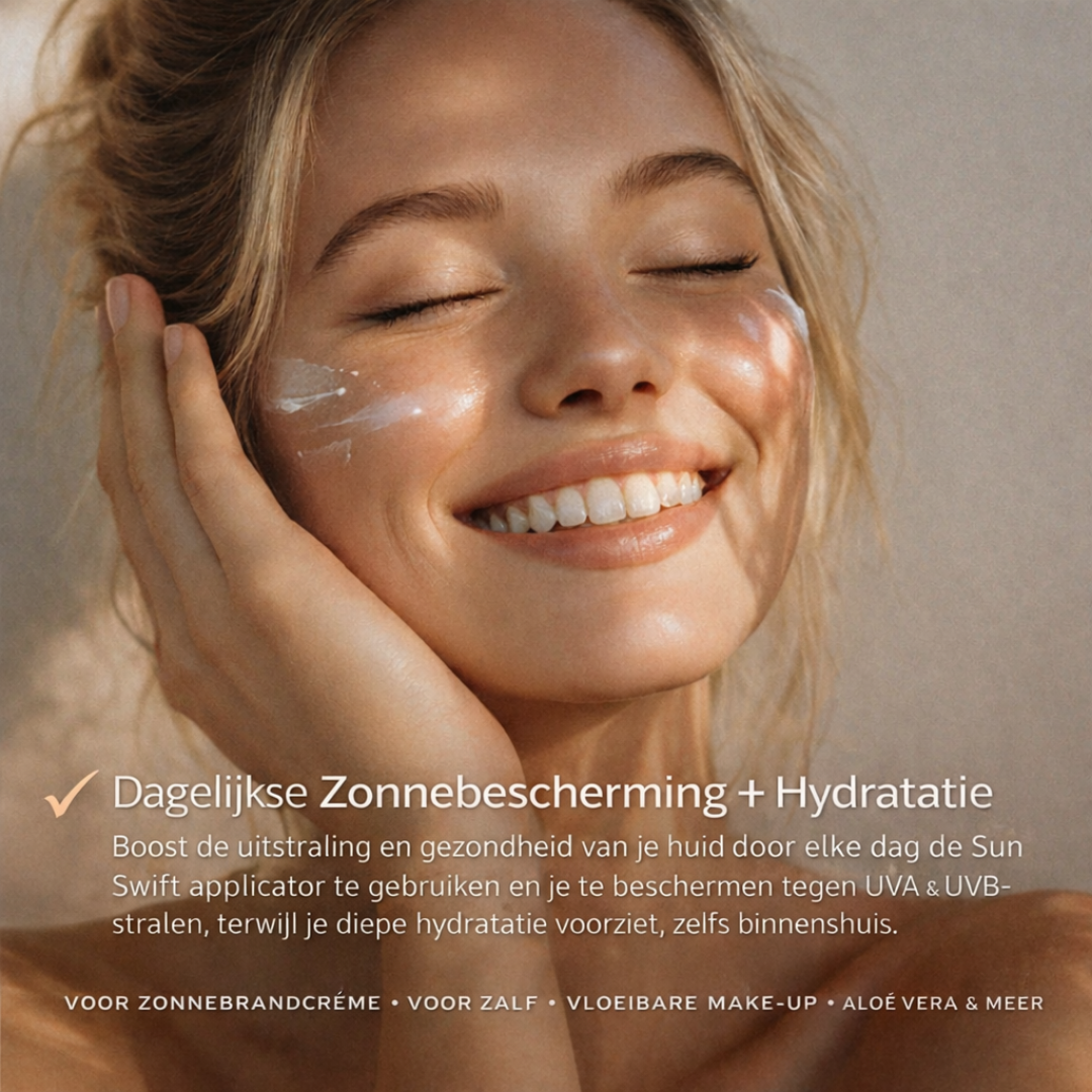 Solkräm appliceras utan kladdiga händer tack vare smart design