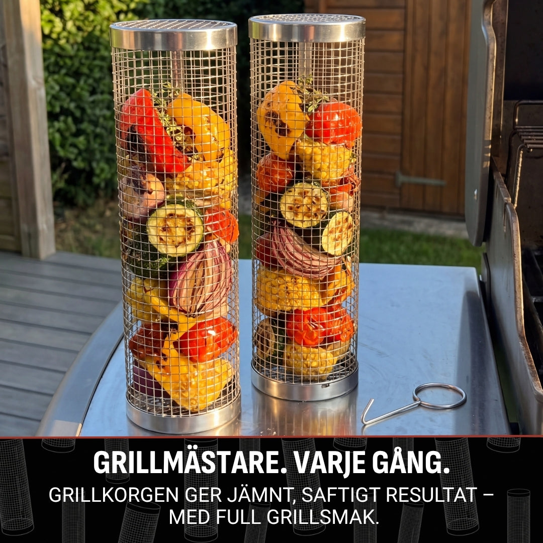 SearMaster™ | Grilla Grönsaker Som Ett Proffs, Utan Att Något Faller Igenom
