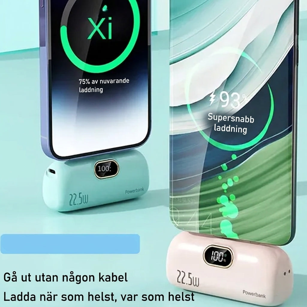 PowerPocket™ | Aldrig mer tomt batteri på språng